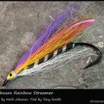 Herb Johnson Rainbow Shiner - tied by Tony Smith