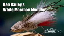Video thumb for Dan Bailey's White Marabou Muddler