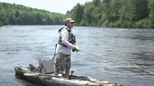 Video thumb for Kayak Fly Fishing New Hampshire