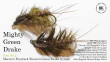 Video thumb for Mercer's Poxyback Green Drake Nymph