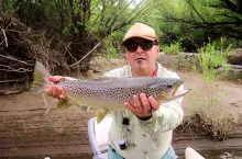 User submitted picture: Great Brown of Aluminé river