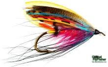 Computer screen wallpaper: McIntyre salmon fly