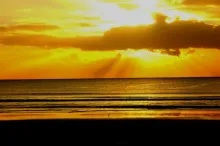 User submitted picture: East coast sunset - these...