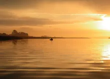 User submitted picture: Sunset in the autum. 