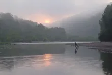 User submitted picture: Sunrise Over Buffalo National River